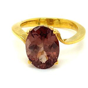 GIA Certified Color Change Garnet 6.67ct 18K Ring